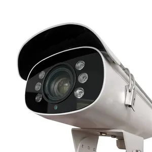 Carcasa de cámara de seguridad IP66 personalizada, carcasa de cámara cctv al aire libre con calentador de ventilador IR