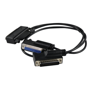 D-Sub สายเคเบิล DB25สำหรับปลั๊กขึ้นรูปมุมฉาก25พินจากตัวผู้ไปยังตัวเมีย - Product Image 2