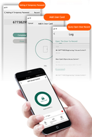 Contrôle d'accès WiFi Tuya OLED AC&DC avec gestion à distance, lecteur de cartes RFID 125KHz ID 13.56MHz