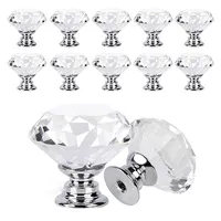 Glass Crystal Diamond Kitchen Handles