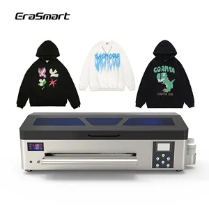 EraSmart MIni A3 30cm Impresora DTF-Druckmaschinen Doppelkopf XP600 l1800 1390 DX5-Kopf-DTF-Drucker mit Shaker