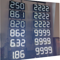 Señales de precio de gasolinera LED 88,8 señal digital para gasolinera