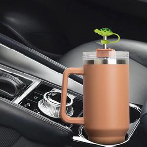 จุกปิดหลอดดูดกาแฟซิลิโคน PVC ป้องกันฝุ่น ขนาด 10 มม. หลายแบบ สำหรับแก้ว - Product Image 5