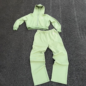 Clothing Manufacturer Custom Zip up Hoodie and Sweatpants Set Women Tracksuits Two Piece <b>Oversized</b> <b>Jogger</b> Set Women Sweatsuits - Product Image 1