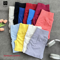 Nouveaux shorts de sport sans couture taille haute pour femme, avec décolleté en V profond et effet galbant fessier, élastiques, pour le cyclisme, la gym et le yoga