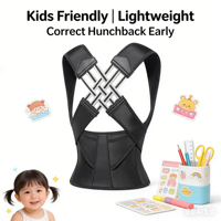 Corrector de Postura para Niños, Protección Profesional, Ligero, Transpirable, Cinturón de Soporte Lumbar de Neopreno para Estudiantes