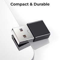 Adaptateur USB Type-C en alliage d'aluminium avec connecteur audio USB 2.0, chargeur et convertisseur DC compatible OTG pour Macbook, ordinateur portable et appareil photo