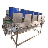 Industriële aardappelchips-droogmachine van roestvrij staal 304, machine voor het wassen, drogen, blancheren en koelen van groenten, fruit en zeevruchten