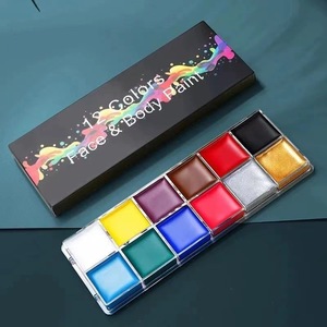 <span class=keywords><strong>Peinture</strong></span> pour le visage et le corps professionnelle à <span class=keywords><strong>base</strong></span> d'huile, sans danger pour la peau, <span class=keywords><strong>peinture</strong></span> corporelle pour Halloween, fête, cosplay, spectacle sur scène - Product Image 1