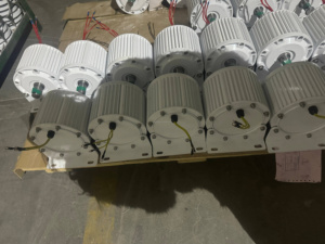 कस्टम पावर 600w 800w कम आरपीएम तीन चरण स्थायी चुंबक पवन टरबाइन जनरेटर वाल्ट के लिए - Product Image 6