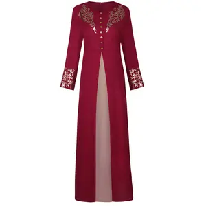 2021 Vestido De Mujer Abaya Dubai turchia abito moda musulmana abbigliamento abiti lunghi africani per donna Robe Noel Djellaba Femme