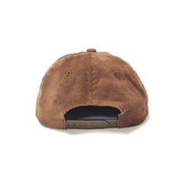 Casquettes de papa vintage HEBEI TANXUAN à 5 panneaux, casquettes de papa en velours côtelé non structurées personnalisées, logo brodé personnalisé sur les casquettes de papa