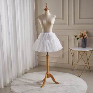 <span class=keywords><strong>Jupon</strong></span> en polyester 100% à couches superposées, <span class=keywords><strong>antistatique</strong></span>, brodé, 1723-40 cm, avec une légère évasée pour mariée/ballet/scène - Product Image 2