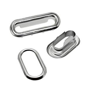 Ojetes Metálicos en Forma de U, Ovalados, Rectangulares y en Forma de Huevo <span class=keywords><strong>para</strong></span> Prendas, <span class=keywords><strong>Calzado</strong></span>, Cinturones y Bolsas de Papel, al por Mayor y en Existencia - Product Image 1