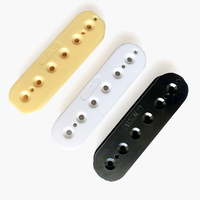 Bobin Pickup Gitar Humbucker Plastik ABS Hitam/Gading 49.2mm 50mm 52mm untuk Membuat Part Pickup Buatan Tangan