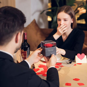 ของขวัญวัน<span class=keywords><strong>วาเลนไทน์</strong></span>สุดหรู <span class=keywords><strong>2023</strong></span> กล่องดอกกุหลาบแห้งขนาดเล็ก - Product Image 5