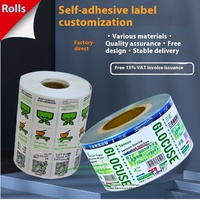 Étiquette en rouleau autocollant personnalisé sceau étanche transparent impression publicitaire pour usine de fruits personnalisée avec logo de marque