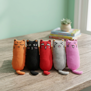 Factory Manufactured Interactive <b>Plush</b> <b>Cat</b> Toys Variety Set Handmade with Catnip-Hot Sales - Product Image 2