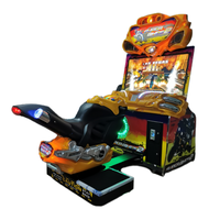 Jeu de course de moto de simulation vidéo FF Super Moto à écran LCD 42 pouces, à monnayeur, pour borne d'arcade double