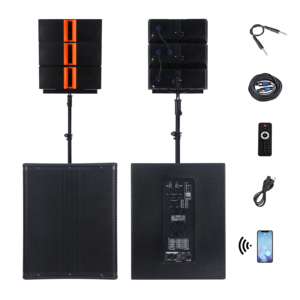 ซับวูฟเฟอร์แบบแอคทีฟ 80,000 วัตต์ ขนาด 18 นิ้ว ระบบลำโพงไลน์ประสิทธิภาพสูง พร้อมเอฟเฟกต์สำเร็จรูป 4 แบบ รุ่น JC1863BT สำหรับมืออาชีพ - Product Image 1