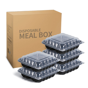 High Quality Anti Fog Microwave Safe Clear Food Containers With Lids MFPP Plastic Lunch Box To Go Containers