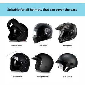 Nouveau casque de motocross efficace et pratique en ABS, demi-face, avec écouteurs de communication étanches, haut-parleur et microphone - Product Image 2