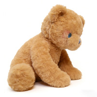 Ours en peluche marron personnalisable, adorable peluche animal, poupée animalière personnalisée, ours en peluche assis sur mesure
