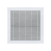 Diffuseur d'air de plafond ABS 600x600, grille de ventilation intégrée pour l'admission et la sortie d'air du climatiseur central