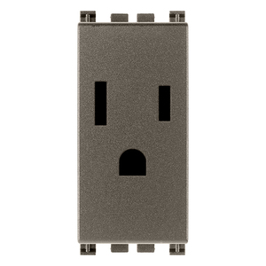 SICURY 2P+E 15A Metal Outlet <b>Plug</b> <b>Socket</b> 4.1x2.8x5.3 Inches USA+SASO Standard - Product Image 1