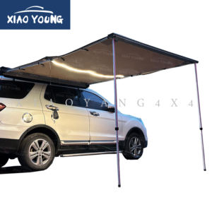 Acampar al aire libre 4x4 todoterreno plegable impermeable Universal tienda lateral <span class=keywords><strong>toldo</strong></span> lateral para camioneta coche SUV - Product Image 5