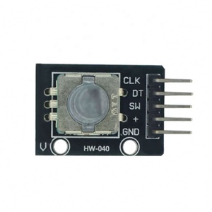 360 Degrees EC11 Rotary Encoder Module For Arduino Brick <b>Sensor</b> <b>Switch</b> Development Board KY-040 With Pins - Product Image 2