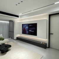 Meubles de salon de haute qualité, supports TV en bois MDF personnalisés, design moderne et luxueux, meubles de salon