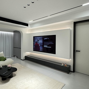 Mobile <span class=keywords><strong>TV</strong></span> di Alta Qualità su Misura, Design Moderno e Lussuoso in MDF, Arredamento per <span class=keywords><strong>Soggiorno</strong></span> - Product Image 6