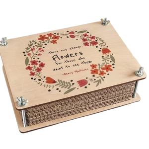 Flores secas, <span class=keywords><strong>hojas</strong></span> de otoño, plantas de conservación y flores, kit de prensa de flores de madera para regalo del Día de la madre - Product Image 1