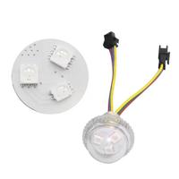Fuente de Luz Puntual LED SHIJI Landscape Individually Addressable UCS1903 GS8206, Luz de Entretenimiento RGB de 12V, Luz Puntual de Píxeles LED de 26 mm