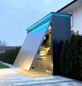 Cocina Modular Exterior Pequeña y Moderna de Diseño Personalizado, Casa Contenedor Móvil Prefabricada, Eléctrica, de Acero Inoxidable, Ecológica - Product Image 2