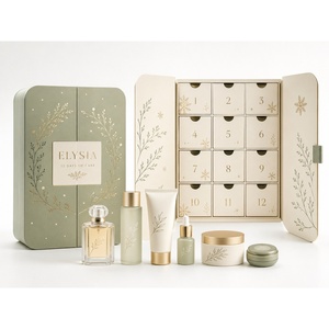 <span class=keywords><strong>Calendrier</strong></span> de l'Avent Beauté Personnalisé 12 Jours – Coffret Cadeau en Papier pour Découverte Festive - Product Image 1