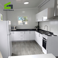 Maison conteneur moderne extensible prête à l'emploi 10ft 20ft 30ft 40ft, préfabriquée, mobile, en acier, insonorisée, type appartement