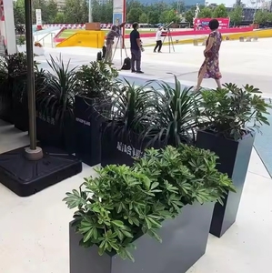 Lớn Bên Ngoài Biên Giới Lan can Dài Hình Chữ Nhật Ngoài Trời Nhà Hoa Nhà Máy Giường Máng Chậu Chậu Hoa Hộp - Product Image 5