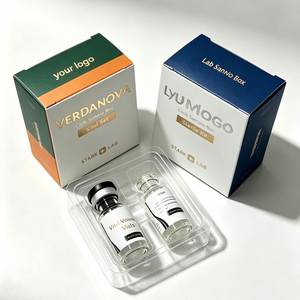 FX 5ml Beauty Vial <b>Box</b> Made From <b>White</b> Card Paper with Custom Size Foldable Design and Branded Exterior Printing - Product Image 3