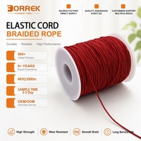 Cordon élastique rond personnalisé OEM 2mm 3mm-12mm en polyester avec âme en latex, couleur personnalisée en vrac pour cordons de capuche, couture de vêtements et sacs