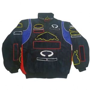 Giacca da squadra con Logo ricamato personalizzato in cotone imbottita Bomber F1 giacca a motore Vintage <span class=keywords><strong>Jack</strong></span> Daniels Racing Jacket - Product Image 2