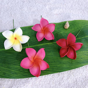 Bán Buôn 8Cm Bọt Plumeria Hoa Tóc Chọn Tai Hoa Phong Cách Nhiệt đới Hula Frangipani Hoa Wedding Party Tóc Phụ Kiện - Product Image 2