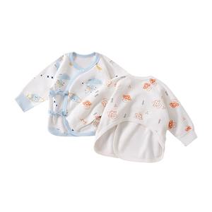 Sudadera de Algodón 100% con Estampado de Cristales para Bebé, de Media Espalda, para Primavera/Verano, Recién Nacido, 0-3 Meses, Categoría A - Product Image 5