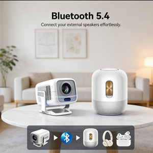 Proyector Nativo 1080P con Android 14 |   Decodificador 8K WiFi 6 BT 5.4 |   Preparado para 4K |   USB HDMI para Juegos y Películas en Casa - Product Image 5