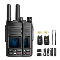 Gran Oferta: Walkie Talkie 4G con SIM, WIFI, GPS, PTT Real + Radio con Tarjeta SIM Android, Comunicación Global, Señal Activa de Internet 4G