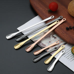 Cuillère à assaisonnement en acier inoxydable 304, cuillère à assaisonnement spéciale de chef, cuillère à café créative avec trou de suspension petite cuillère à <span class=keywords><strong>sel</strong></span> - Product Image 1