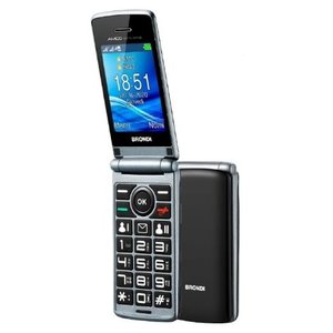 Teléfono Flip Bronchi de 2.4 Pulgadas, 2G GPRS, con USB Tipo C y Cámara de 1.3MP - Product Image 1