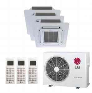 Aire Acondicionado <span class=keywords><strong>Mini</strong></span> Split DC Inverter para Ductos, 24000 BTU, R410a/R32, 380V, 60Hz, VRF Multi Cassette para Uso en Hoteles y Hogares - Product Image 3