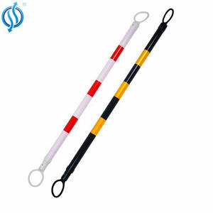 Barra de barrera telescópica de cono de tráfico extensible negra y amarilla de 1,2 m-2M para control de multitudes, almacén, construcción, seguridad, <span class=keywords><strong>Barrica</strong></span> - Product Image 6
